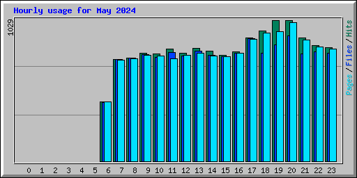 Hourly usage for May 2024